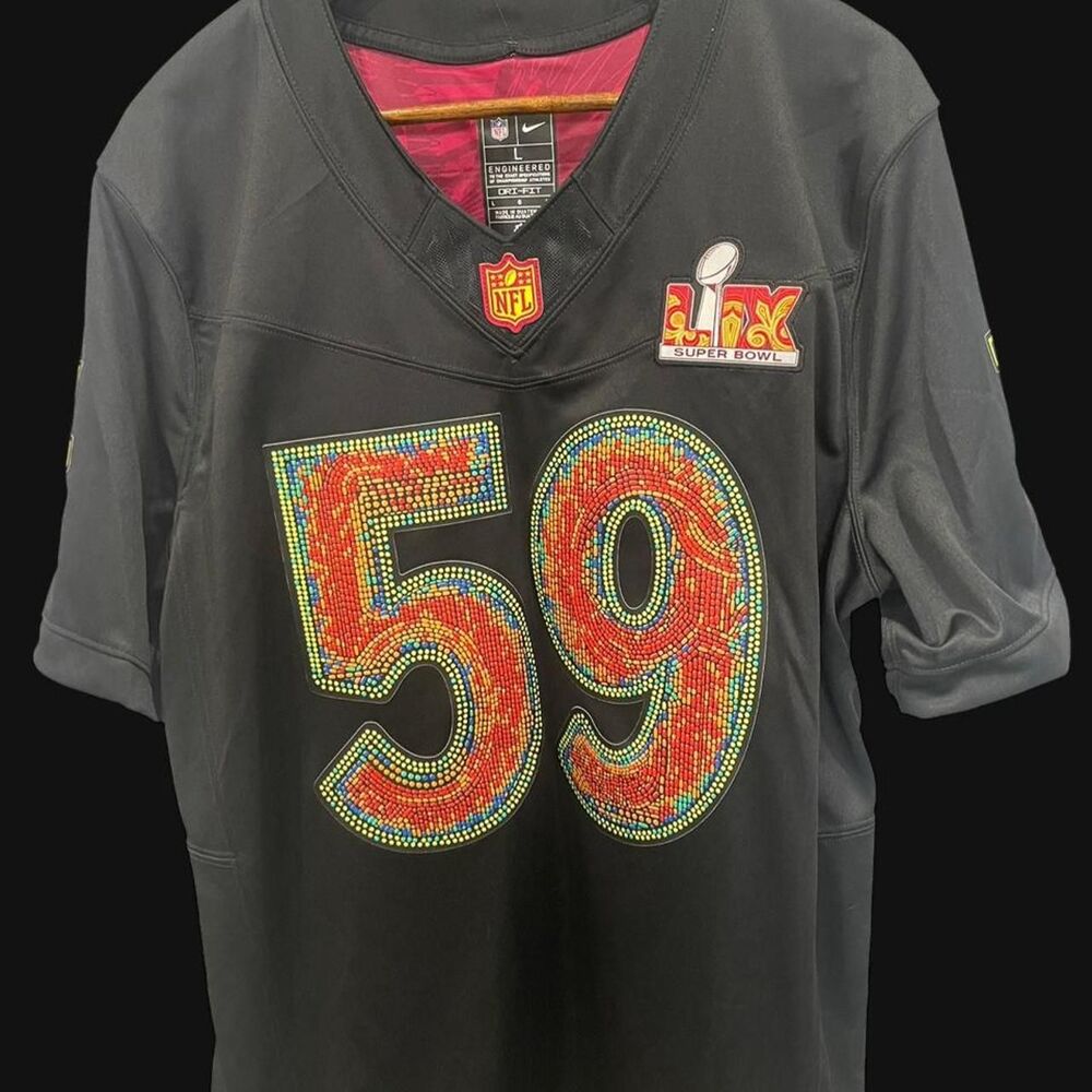 Nike NFL Men's Black 59 Superbowl Jersey